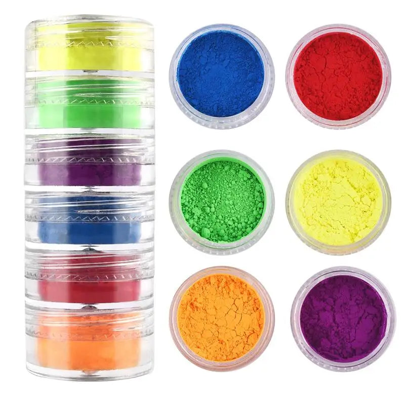 6 Colors/Set Pearl Powder Pigment DIY Epoxy Resin Mold Colorant Dye Mineral Powder Epoxy Resin Dye Pearl Pigment Glitter Crafts