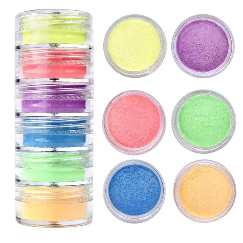 6 Colors/Set Pearl Powder Pigment DIY Epoxy Resin Mold Colorant Dye Mineral Powder Epoxy Resin Dye Pearl Pigment Glitter Crafts