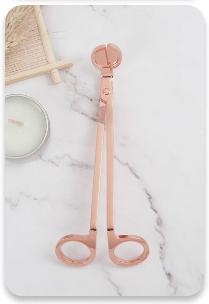 Candle Wick Scissors Stainless Steel Candle Core Trimmer DIY Handmade Candle Making Tools 18cm Black Rose Gold Silver Shears