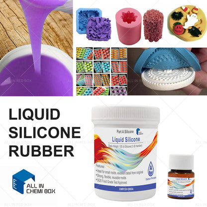 SH25 Liquid Silicone Rubber Mould Making Kit 100:3 Mix - 1Kg 5Kg 10Kg Purple