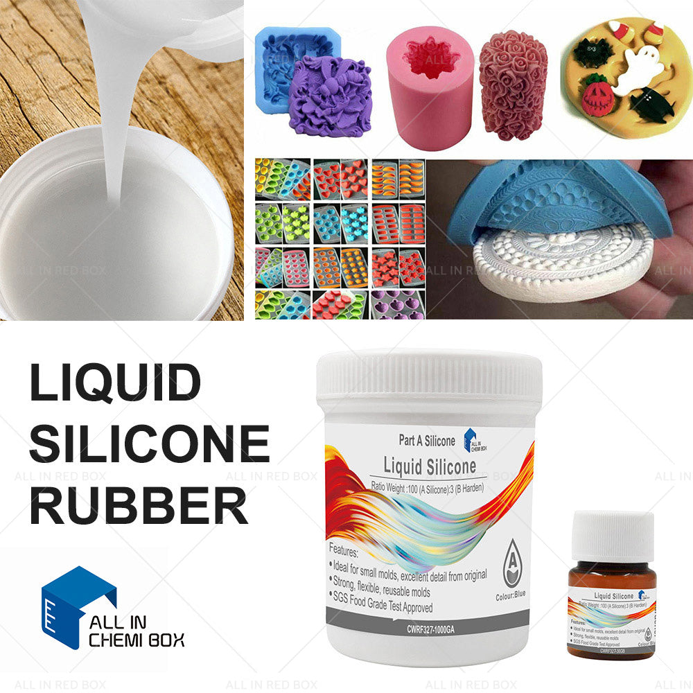 High-Quality SH25 Liquid Silicone Mold Rubber Mould Making Kit - 100:3 Mix Ratio - 1Kg & 5Kg & 10Kg White Options