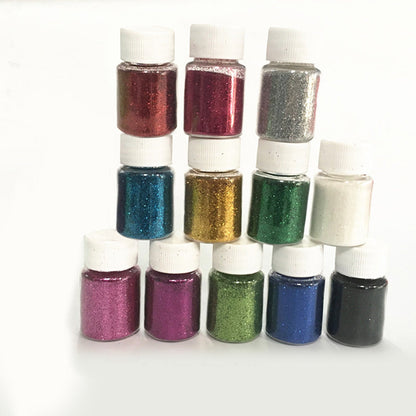 12 Colours Pearl Glitter Pellet Pigment Powder Resin Epoxy Colour Pigment Resin